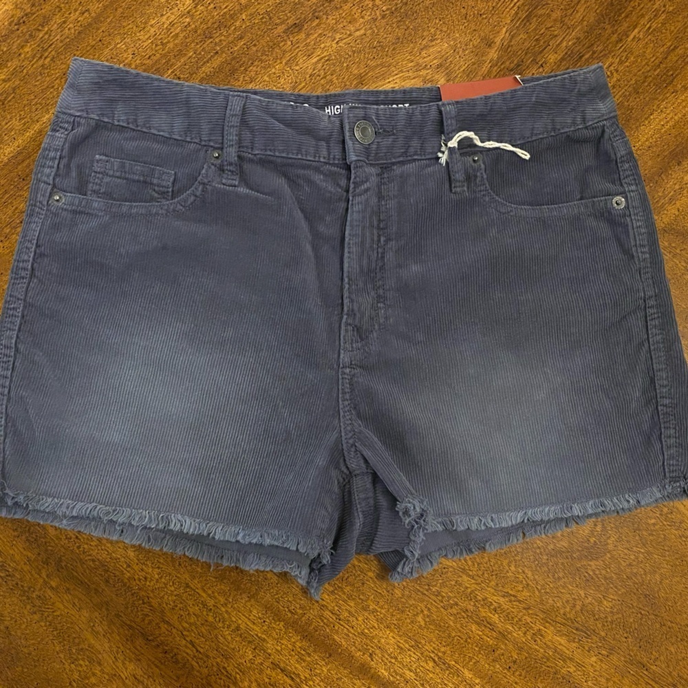 *NEW* High Waist Gray Shorts - Picture 1 of 4
